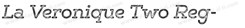 La Veronique Two Reg字体转换
